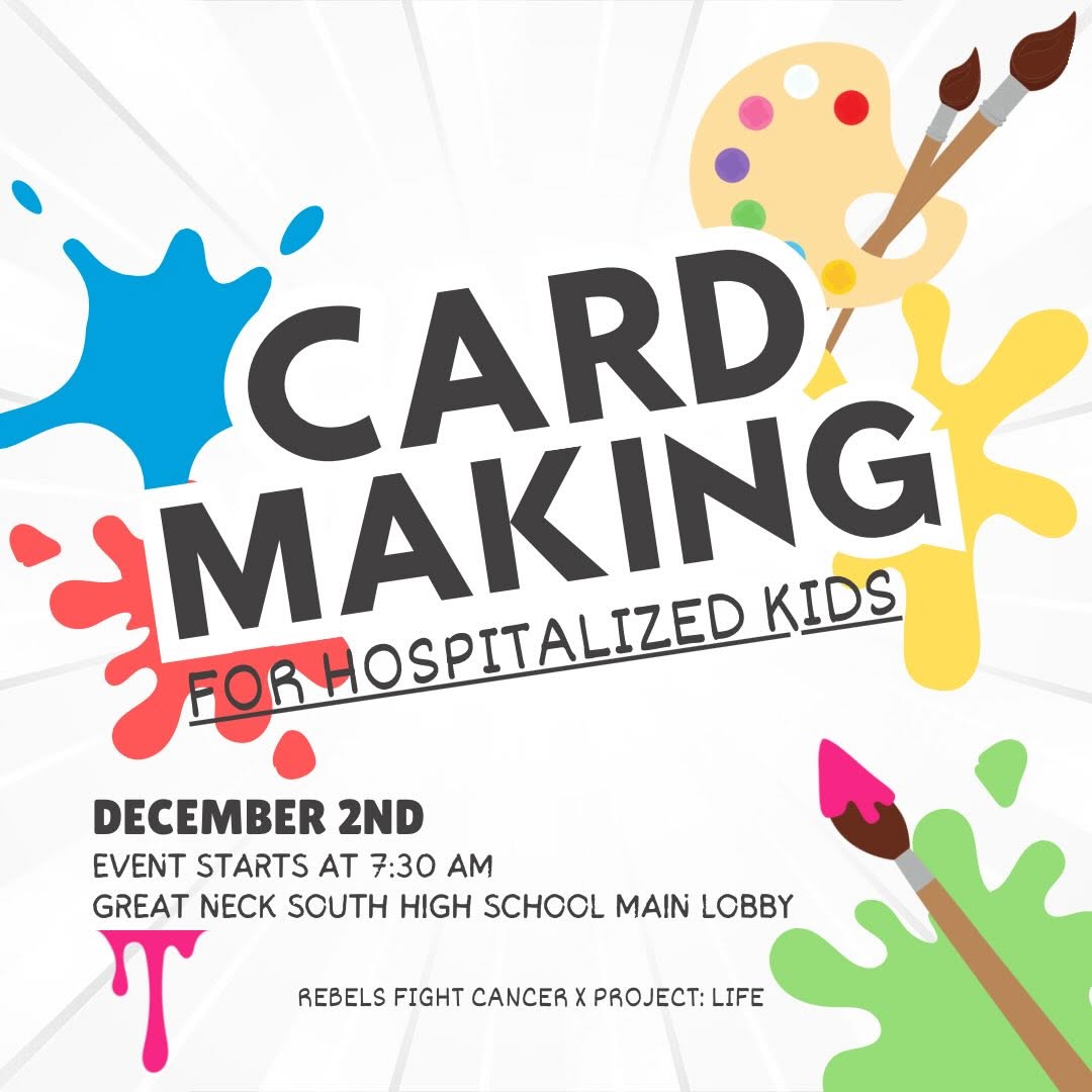 Cardmaking event promotional graphic